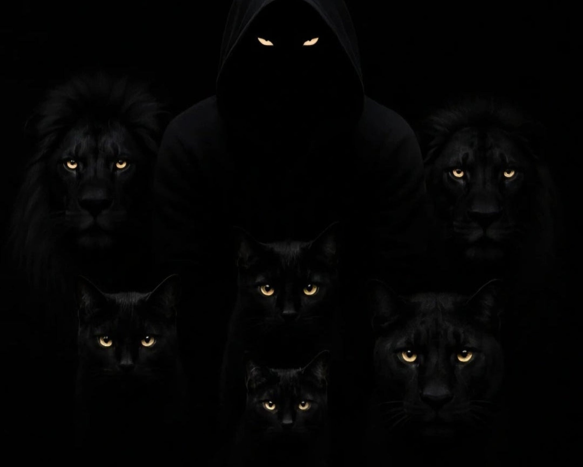Dark-themed image with feline figures and 'Apex Feline Vision' text.